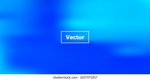Blue iridescent holographic background. Foil rainbow texture. Abstract soft pastel colors backdrop. Trendy creative vector cosmic gradient. Vibrant print illustration. Creative neon template.