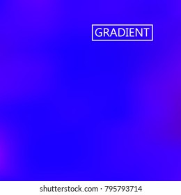 Blue iridescent holographic background. Foil rainbow texture. Abstract soft pastel colors backdrop. Trendy creative vector cosmic gradient. Vibrant print illustration. Creative neon template.