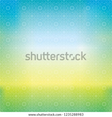 Blue islamic background, arabian style bacground 