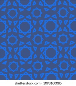 blue islamic pattern background

