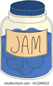 Blue Jam Jar