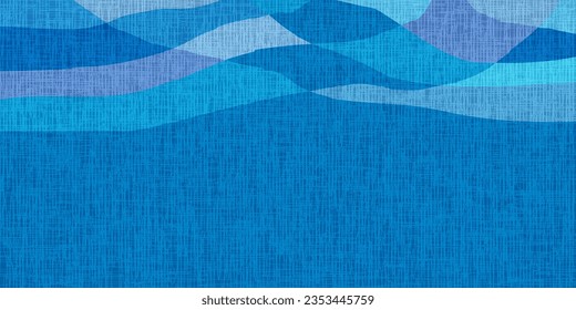 Textura de fondo del patrón azul japonés
