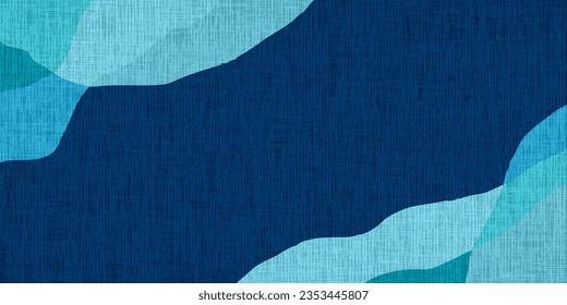 Textura de fondo del patrón azul japonés