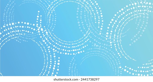 Blue Japanese Pattern Swirl Background
