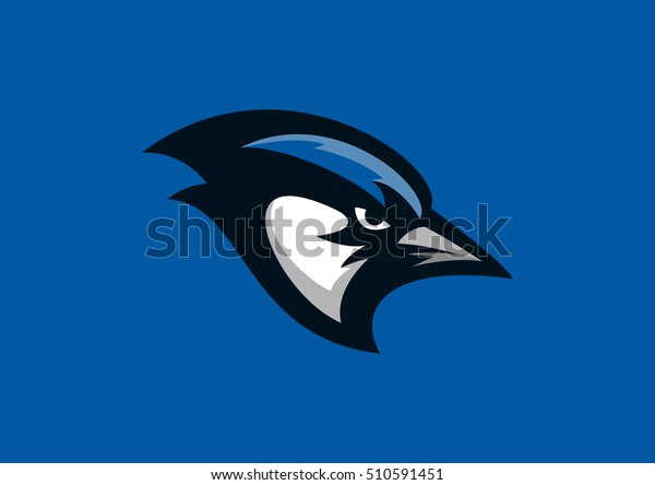 Blue Jay Bird Sport Mascot Stock Vector Royalty Free