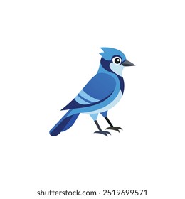 Blue Jay Blue   logo vector illustration



