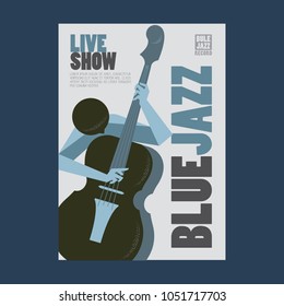 blue jazz poster
