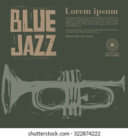 blue jazz vector