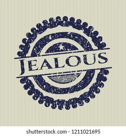 Blue Jealous distressed rubber texture