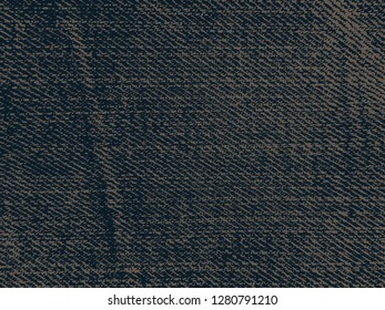 Blue jean denim texture background.Vector illustration.