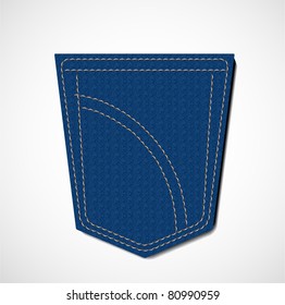 blue jeans pocket