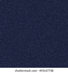 Blue jeans texture. Vector illustration.