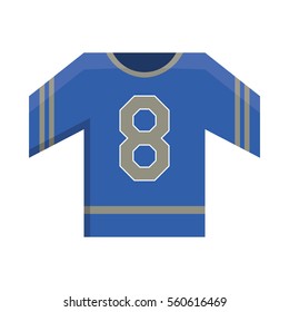 Blue Jersey American Football Uniform Element