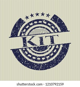 Blue Kit rubber texture