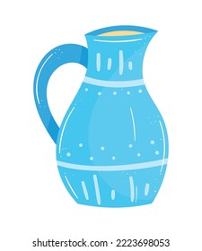 blue kitchen utensil ceramic icon