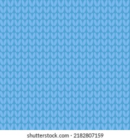 Tela de punto azul, sin costura