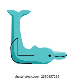 Blue L Animal Alphabet Word