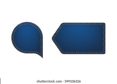 blue labels big set