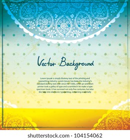 Blue lace background