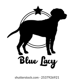 Blue Lacy dog silhouette,  dog, dog breeds, logo, vector, silhouette, logo design, animal, illustration, icon, sign, design, black,  symbol, pet