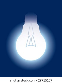 blue lamp