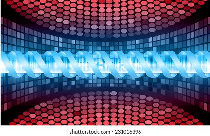 blue lamp Light Abstract Technology background for computer graphic website internet. pixels, mosaic