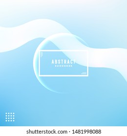 Blue Landing page template. Design business cards,invitations,gift cards,landing page Blue Fluid shapes composition.