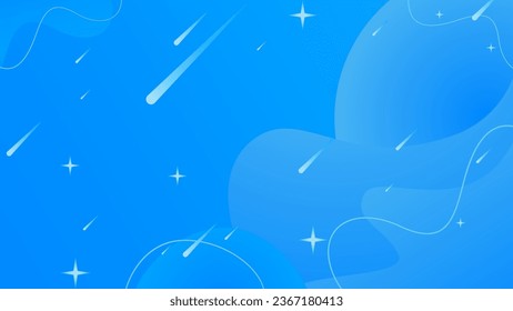 fondo de paisaje azul con concepto de espacio perfecto para sus necesidades de diseño de fondo