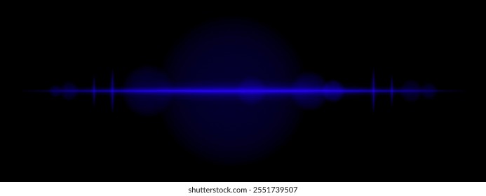 Blue laser line icon. Thin glowing streak, intense red illumination, futuristic beam effect, abstract light design, energy pulse, minimal visual, modern lighting decor.