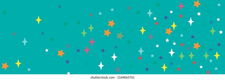 Blue Lavender Turquoise Vibrant Chaotic Stars Multicolor Stars Pattern. Pink White Green Yellow Colorful Vivid Bright Design Pic. Sea Orange Red Violet Print Indigo Azure Pastel Sky Wallpaper.