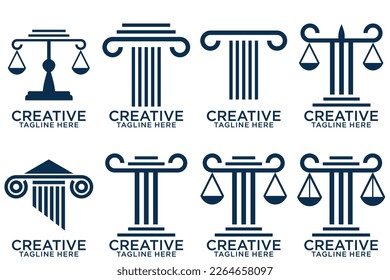 blue Law Firm Logo vector