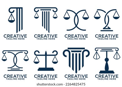 blue Law Firm Logo vector