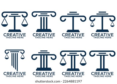 blue Law Firm Logo vector