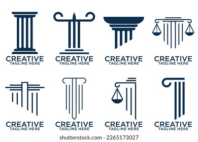 blue Law Firm Logo vector