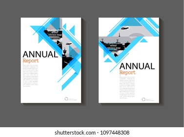 abstrakter blauer Hintergrund Modernes Cover-Design Moderne Cover-Cover-Cover-Vorlage, Jahresbericht, Zeitschrift und Flyer-Vektorillustration a4