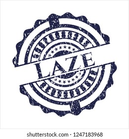 Blue Laze distress rubber stamp with grunge texture