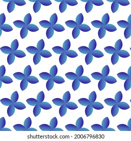 blue leaf pattern shape design
