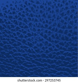 Blue leather texture vector