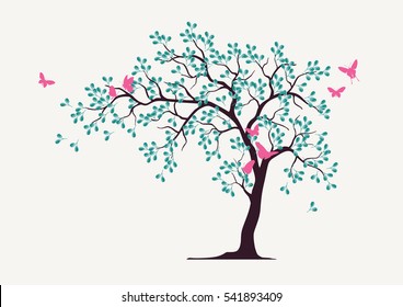 Blue leave Tree