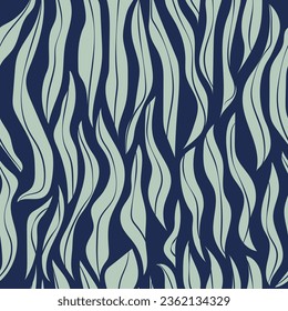 Patrón de rayas azules. Diseño de patrón de repetición sin fisuras abstracto contemporáneo. Tendencia de 2023. Fondo de la ilustración de la tela de la estampación de rayas modernas y mínimas