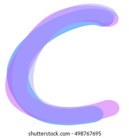 blue letter "C"
