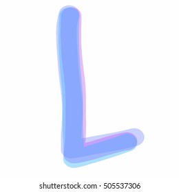 blue letter "L"
