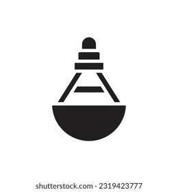 Blue Lifebuoy Filled Icon vector Illustration