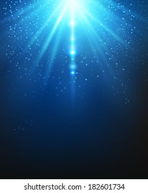 blue light abstract background