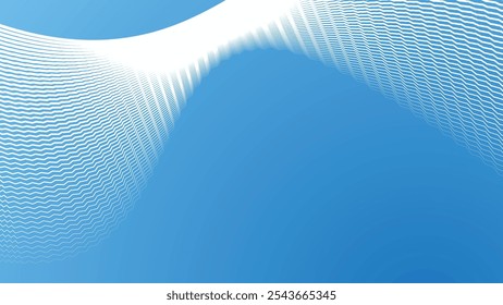 Fondo abstracto de luz azul con rayas líneas en zigzag para el telón de fondo