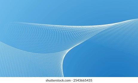 Fondo abstracto de luz azul con rayas líneas en zigzag para el telón de fondo
