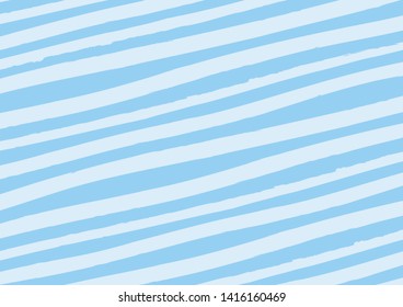 Blue and light blue abstract lines background. Sea water abstract art waves. Dry brush strokes backdrop. Minimalistic texture for decoration and wallpaper.