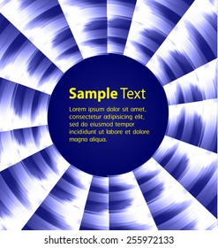 blue Light Abstract Technology background for computer graphic website internet and business. circle text box. Brochure. card. wave
