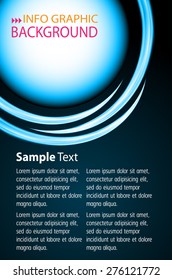 blue Light Abstract Technology background computer graphic website internet and business. vector illustration. text box. Brochure. card. banner flyer magazine. Design label.