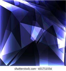 blue light abstract unicorn background Template vector illustration isolated on grey background. High quality trendy imagination fantasy idea dream world origami envision prefigure mobile app web 

